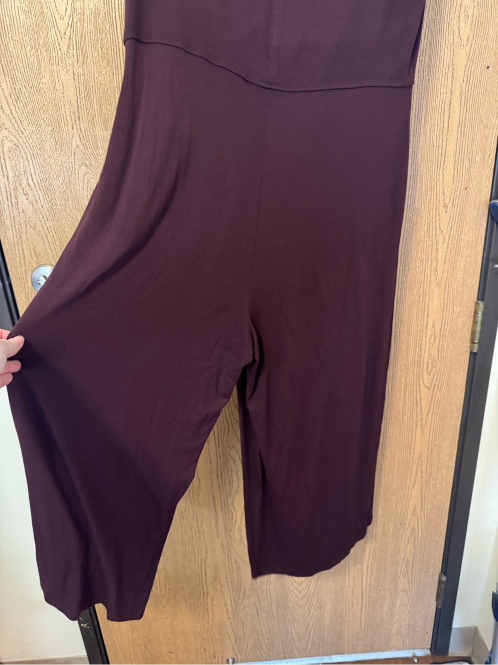 Eileen Fisher Wide-Leg Jumpsuit in Deep Plum